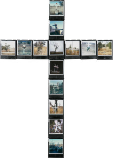 Nell ONE-OFF (RUSTY), 2005; 14 Polaroid Photographs and Cartridges, wood; 90.5 x 34.8 cm; enquire