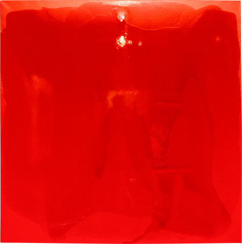 Dale Frank The Red Dead Slut Painting — Adam, 1996; varnish on acrylic on linen; 200 x 200 cm; enquire