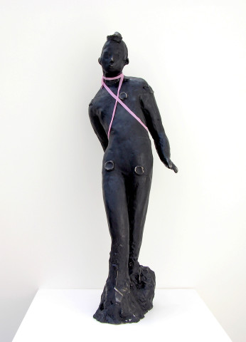 Linda Marrinon Bather, 2005; patinated plaster; 68 x 22 x 19 cm; enquire