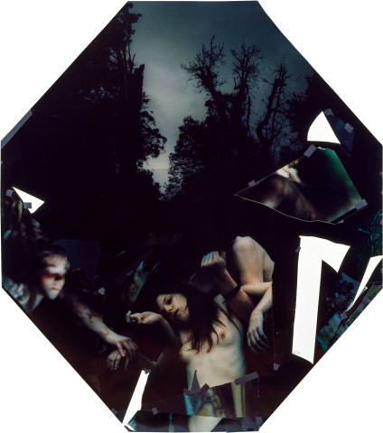 Bill Henson Untitled, 1995-96; type C photographs, adhesive tape, pins and glassine; 181 x 160 cm; enquire