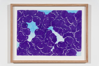Callum Morton Smoke #5, 2024; pencil and gouache on paper; 30 x 42 cm; enquire