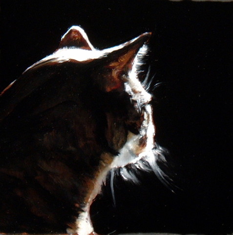 Louise Hearman Untitled #1133, 2005; oil on masonite; 28 x 28 cm; enquire