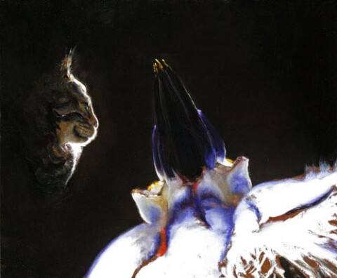 Louise Hearman Untitled #1100, 2005; oil on masonite; 51 x 61 cm; enquire