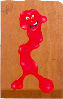 Maria Kozic VISIONARYALS 21, 2000; acrylic on wood; 97 x 60.5 cm; enquire