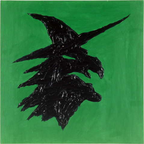 Maria Kozic Witch, 1984; from the series Halloween; acrylic on canvas; 76 x 76 cm; enquire