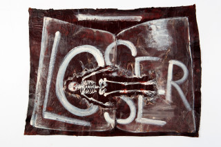 Fiona Hall By The Book, 2015; Cat no. 40; khadi paper; 57 x 76 cm; enquire