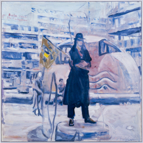 Gunter Christmann Flagman, 1989; oil on canvas; 122 x 122 cm; enquire