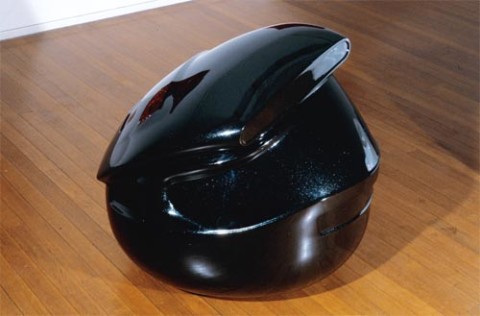 Patricia Piccinini Stealth, 2002; fiberglass and automotive paint; 95 x 70 x 70 cm; enquire