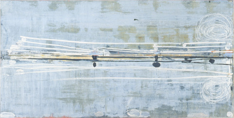 John Firth-Smith Echo #5, 1999; oil on linen; 112 x 243.8 cm; enquire
