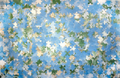 James Angus Puzzle, 1998; Photo Mural; 236 x 363 cm; enquire
