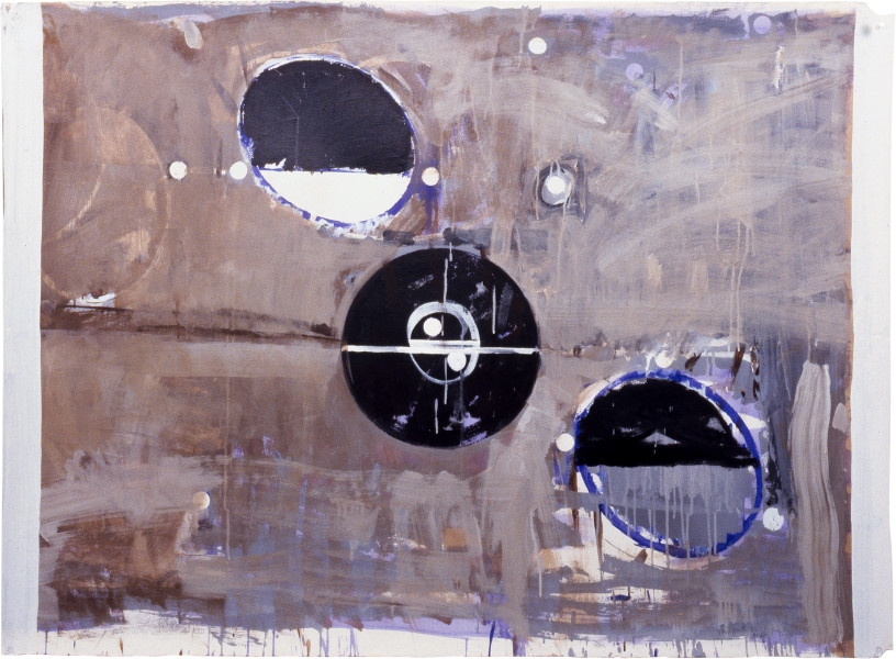 John Firth-Smith, Changing Moments, 1982; work on paper; 113 x 155 cm