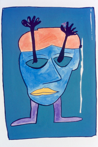 Juliet Darling The hands, 1984; work on paper; 48 x 33 cm; enquire