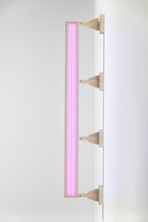 Callum Morton City Lights #12, 2026; steel, powder coating, lights; 130 x 24.5 x 12 cm; enquire
