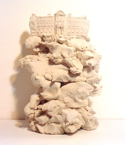 Linda Marrinon Victorian College of the Arts, 1999; from the series Sculpture For The Home; White terracotta; 33.5 x 26 x 21 cm; enquire
