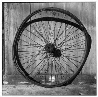 Bill Culbert Wooden bike wheel, 2002; Edition of 25; enquire