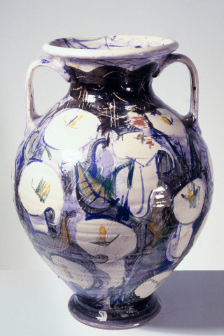 Victor Rubin Arron Lilies II, 1987; glazed earthenware; enquire
