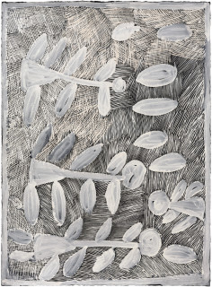 Nyapanyapa Yunupiŋu Untitled, 2016; 4923P; earth pigments on paper; 76 x 57 cm; enquire