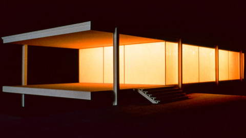 Callum Morton International Style, 1999; Acrylic, automotive paint, vinyl, lights, sound; 240 x 80 x 50 cm; Edition of 3; enquire