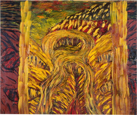 Jonathan Throsby Open Cut, 1984; oil on canvas; 184 x 215 cm; enquire