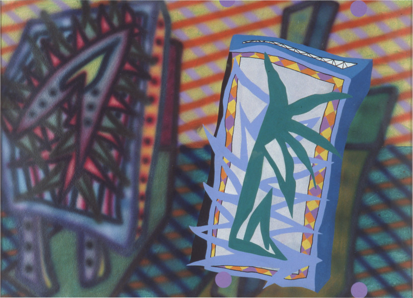 Neoporteria, 1984, synthetic polymer on rag paper, 77 x 107 cm