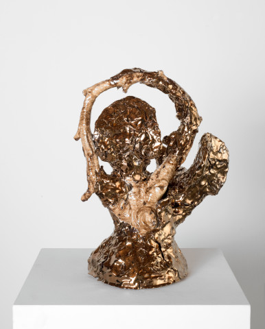 Mikala Dwyer The things in things, 2013; Found object, ceramic, glaze; 41 x 30 x 22 cm; enquire