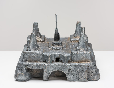 Fiona Hall Castles of Lost Destinies, 2015; Cat no. 18; Bronze; 19 x 25 x 25 cm; enquire