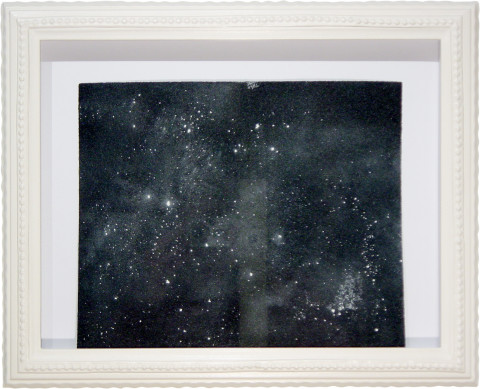 Hany Armanious Wall rubbing # 14, 2003; clogged sandpaper; 23 x 28 cm; (paper size) 34 x 41.5 cm (frame size); enquire