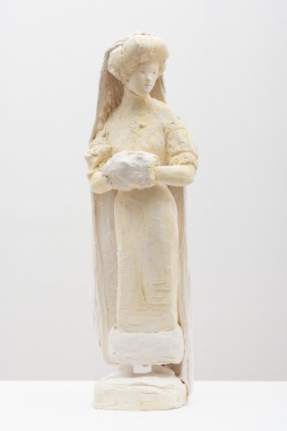 Linda Marrinon Winter Bride, 2010; painted plaster; 85 x 23 x 29 cm; more info; enquire