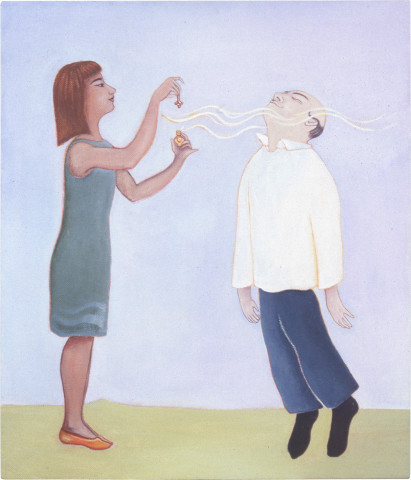 Vivienne Shark LeWitt Attar of Arabee, 1991; acrylic on linen; 71 x 60 cm; enquire