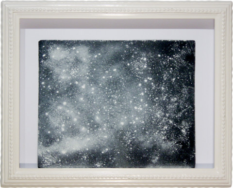 Hany Armanious Wall rubbing # 13, 2003; clogged sandpaper; 23 x 28 cm; (paper size) 34 x 41.5 cm (frame size); enquire