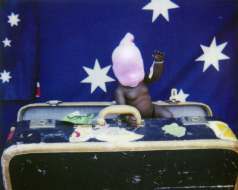 Destiny Deacon Whacko the diddlyo, 2007; Lightjet print from Polaroid original; 80 x 100 cm; Edition of 8 + 2 APs; enquire
