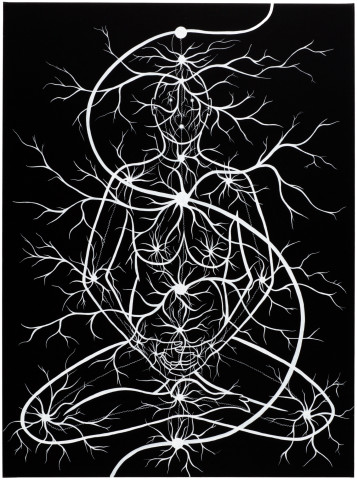 Nell 2. ALL THE WAY , 2008; gouache on linen; 137 x 101.5 cm; enquire