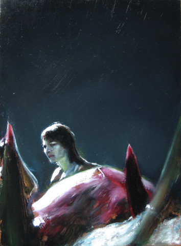 Louise Hearman Untitled #1149, 2005; oil on masonite; 56 x 42 cm; enquire