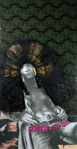 Jacqueline Fraser 4. "MAGIQUE Untitled", 2008; backlit photographs and mixed media; 198 x 101.5 x 15 cm; enquire