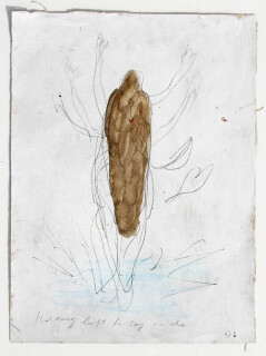 Newell Harry Untitled, 2006; gesso and oil stick on ironed Fabriano paper; 38 x 28 cm; enquire