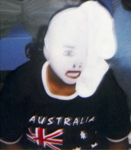 Destiny Deacon Goodie hoodie - little girl, 2007; Lightjet print from Polaroid original; 46 x 40 cm; Edition of 8 + 2 APs; enquire