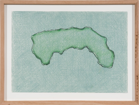Callum Morton Spill #1, 2024; pencil and gouache on paper; 30 x 42 cm; more info; enquire