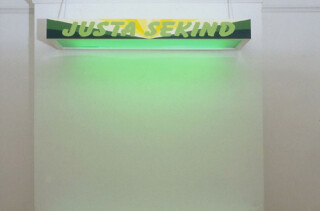 Callum Morton Justa Secend, 1998; wood, laminate, enamel, acrylic, aluminium, vinyl; enquire