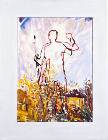 Gunter Christmann Into the Fire, 1989; oil on canvas; 84 x 66 cm; enquire