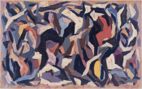 David Aspden Moon Crazy, 1985; oil on canvas; 152 x 244 cm; enquire