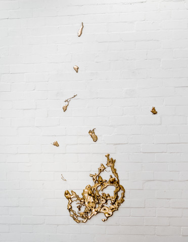 Lindy Lee Flames from the Dragon’s Pearl (4), 2008; bronze; 190 x 103 cm; enquire