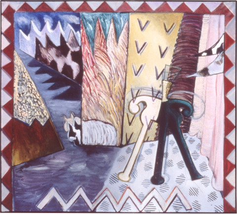 Jan Murray Curtain Call, 1981; oil in canvas; 130 x 116 cm; enquire