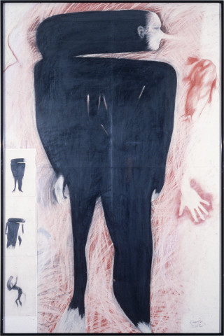 Richard Goodwin Chimera, 1983; graphite, chalk and pastel on paper; 180 x 120 cm; enquire