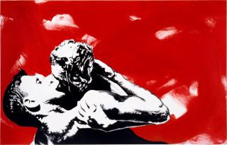 Maria Kozic Clutch 1, 1984; acrylic on canvas; 153 x 183 cm; enquire