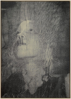 David Noonan Untitled, 2012; screen-printed jute and linen collage; 204 x 146 cm; enquire