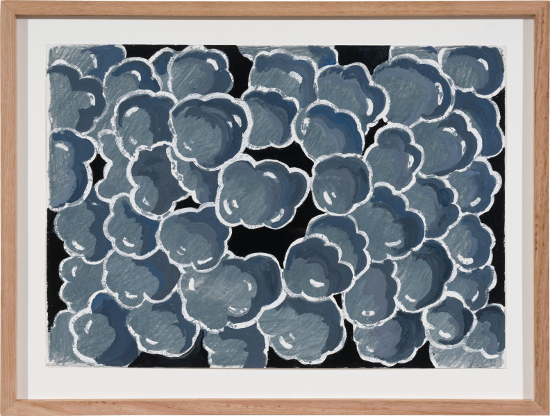 Callum Morton Smoke #7, 2024; pencil and gouache on paper; 30 x 42 cm; enquire