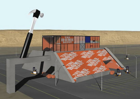 Callum Morton Eames Depot, Nevada, 2001; digital print; 79 x 125 cm; Image size: 59 x 84cm; Edition of 30; enquire