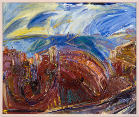Kevin Connor Neutral Bay Expressway, 1984-85; oil on Belgium linen; 101 x 121 cm; enquire