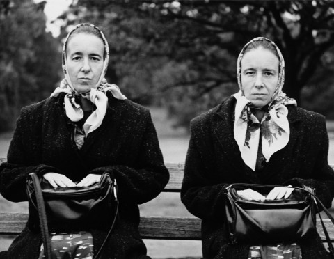 Juliet Darling Greta and Freda, Winter Park, London #1, 2009; hand printed silver gelatin fibre base print, fully archival; 56 x 75 cm; Edition of 5 + AP 2; enquire