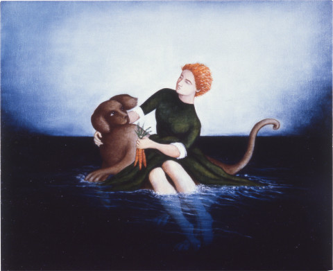 Vivienne Shark LeWitt Untitled, 1988; oil on linen; 45.5 x 55.5 cm; enquire